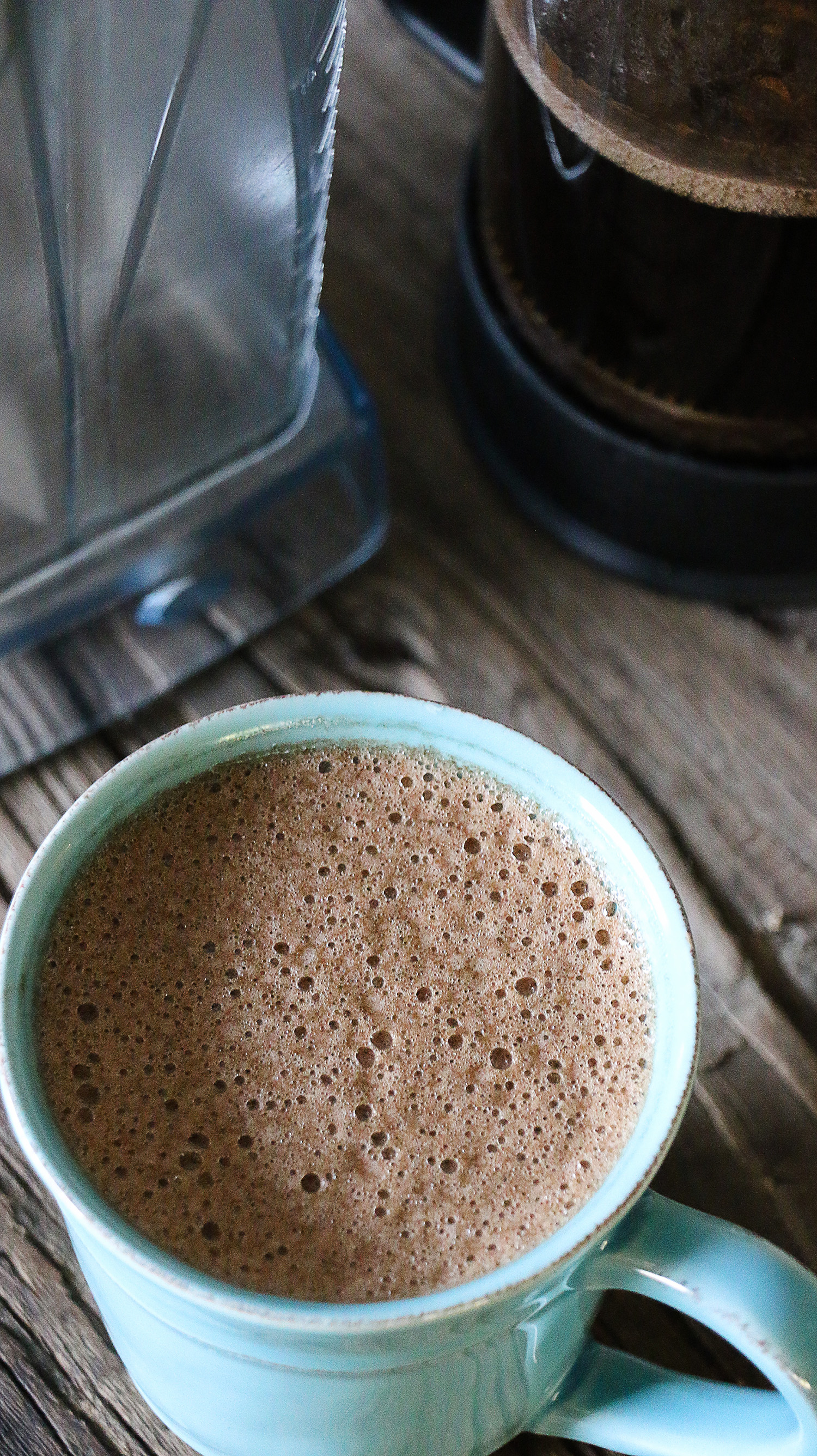 Vegan Bullet Coffee (Coconut Oil and Cacao Butter) - Keto